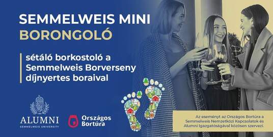 SEMMELWEIS miniBORONGOLÓ sétáló borkóstoló