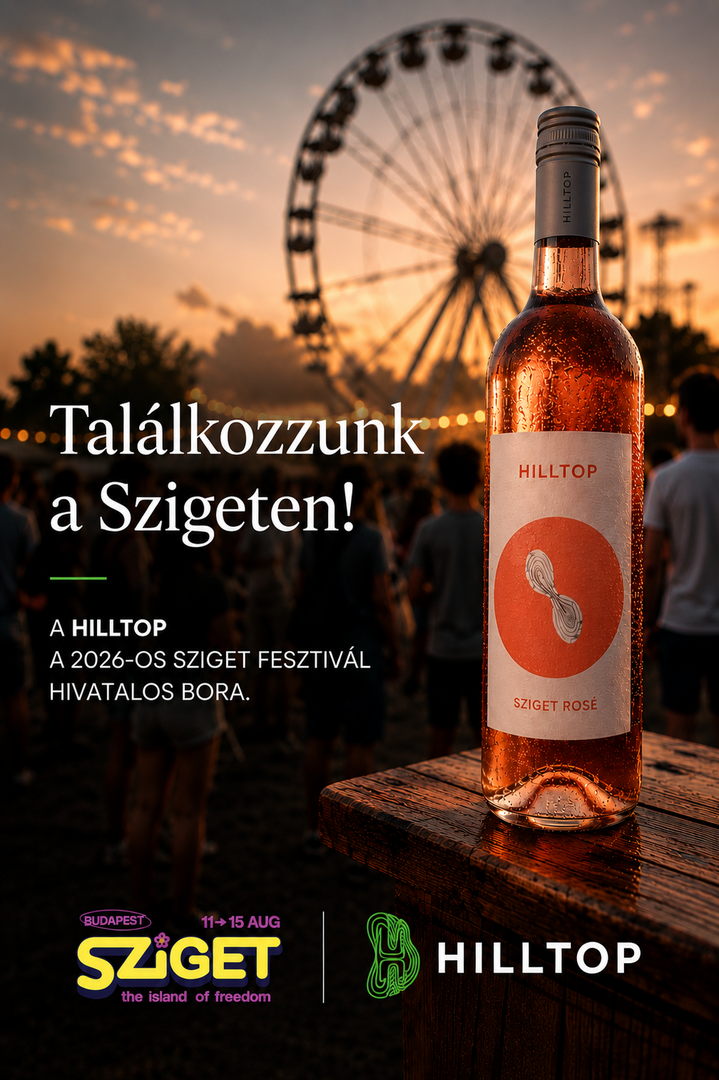 A Hilltop a 2026-os Sziget Fesztivál hivatalos bora